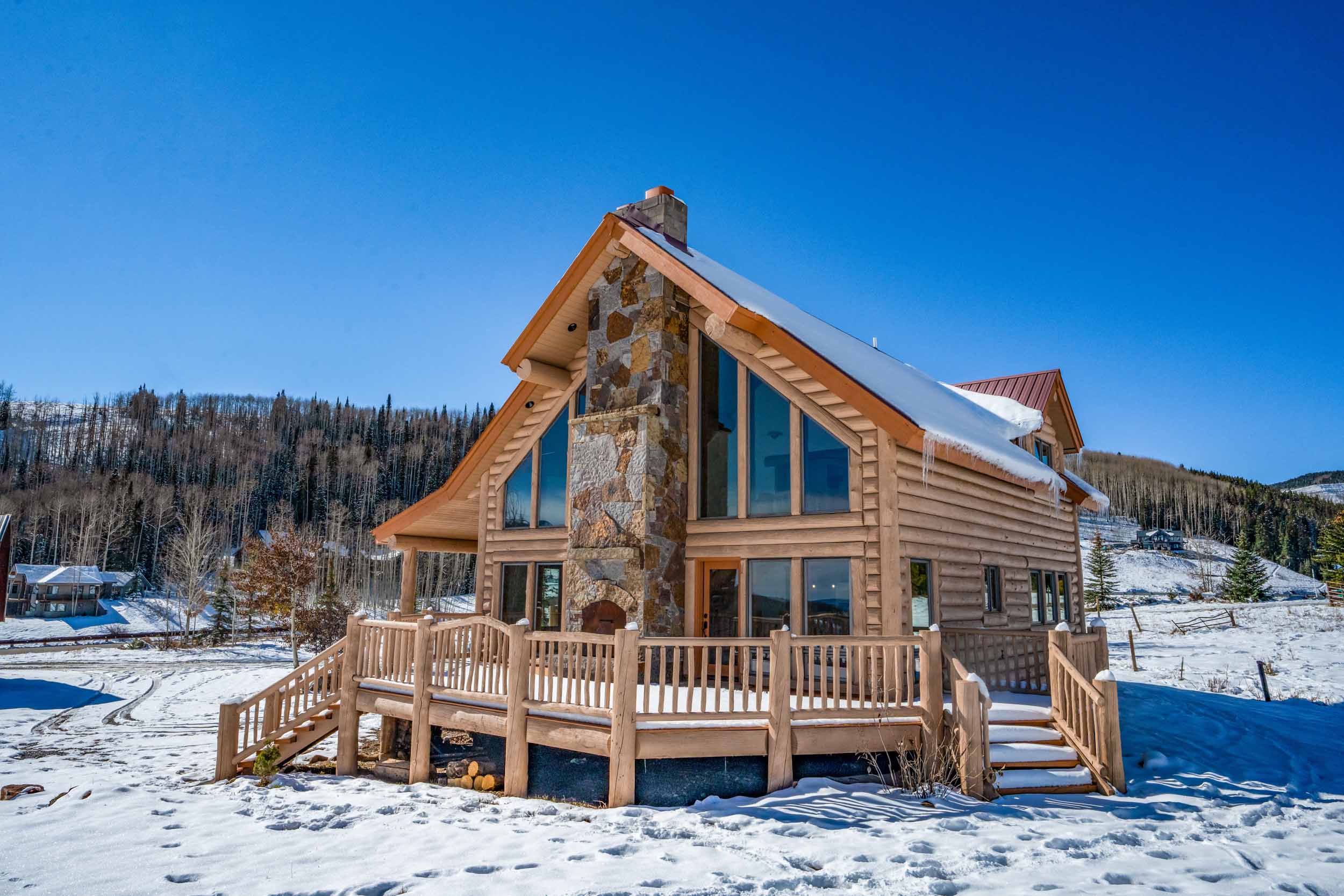 1010 Washington Gulch Road Crested Butte, CO - Side of House