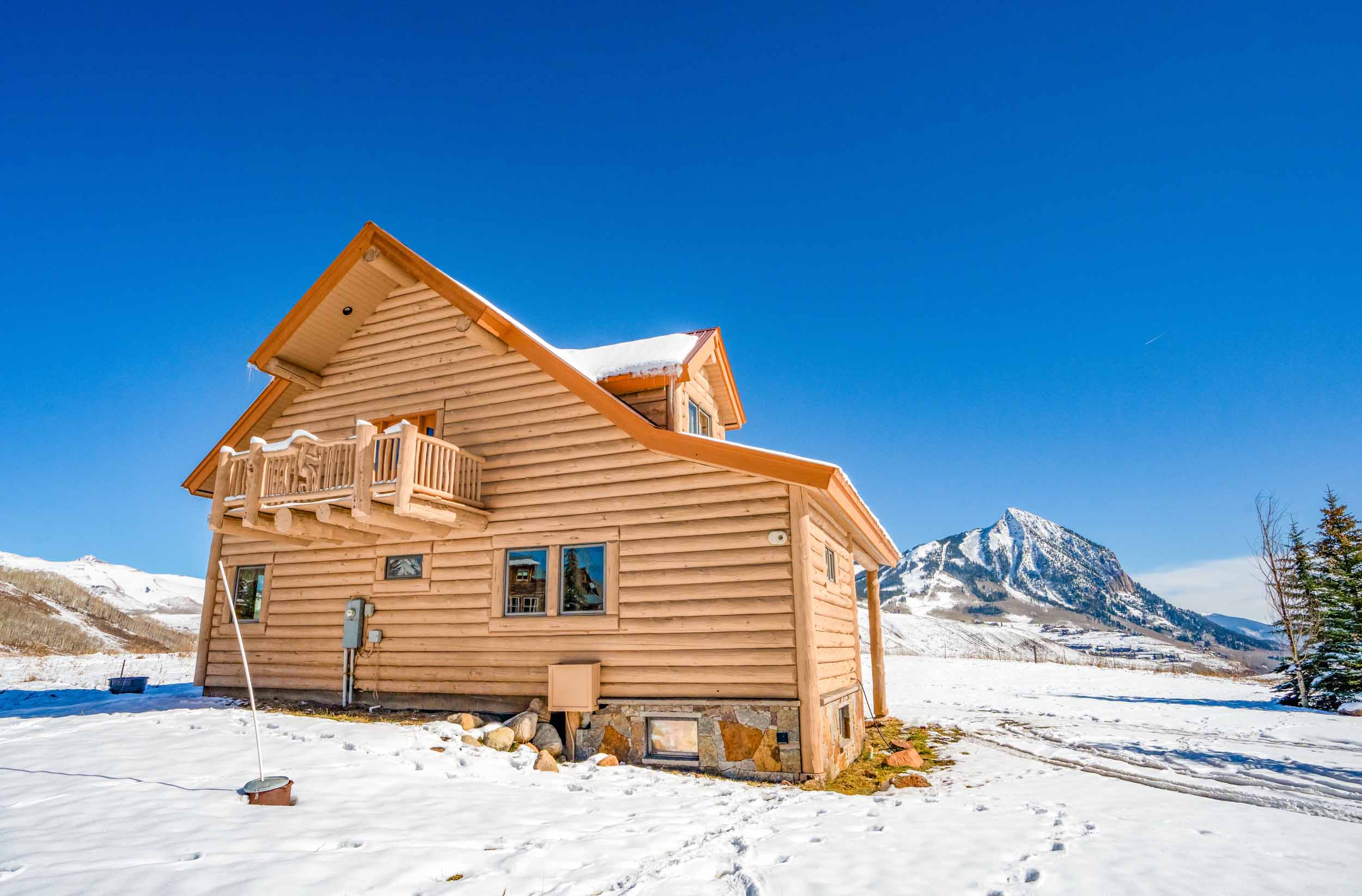 1010 Washington Gulch Road Crested Butte, CO - Back of House