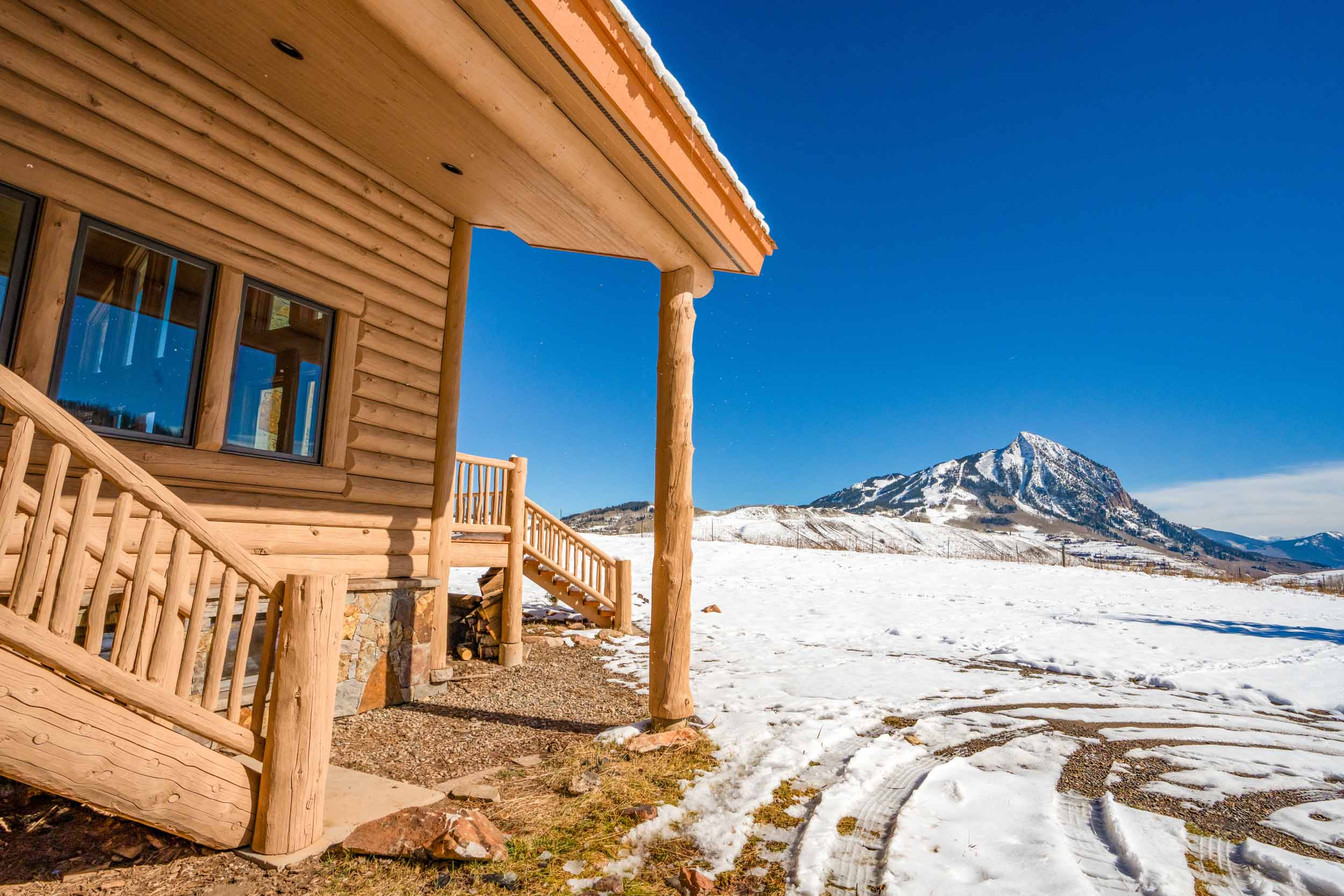 1010 Washington Gulch Road Crested Butte, CO - Side of House and View