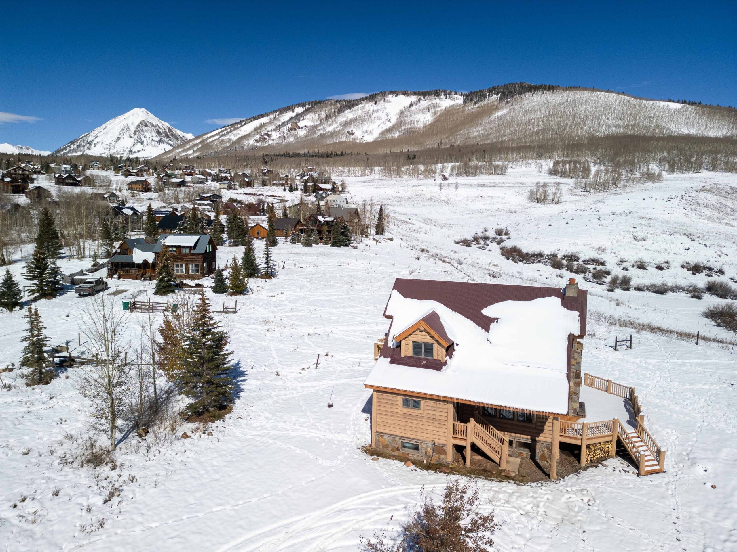 1010 Washington Gulch Road Crested Butte, CO - Drone View