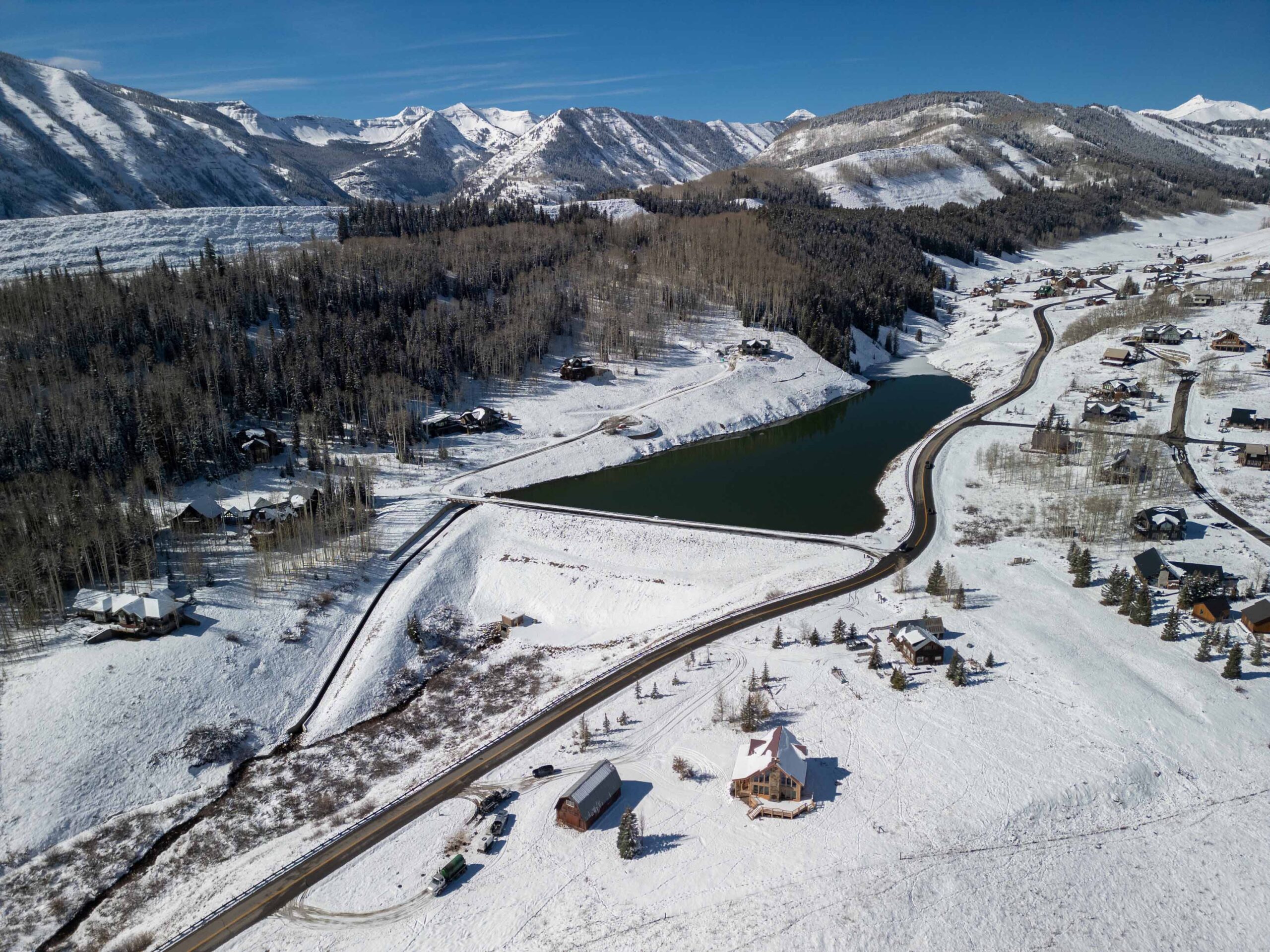 1010 Washington Gulch Road Crested Butte, CO - Drone View