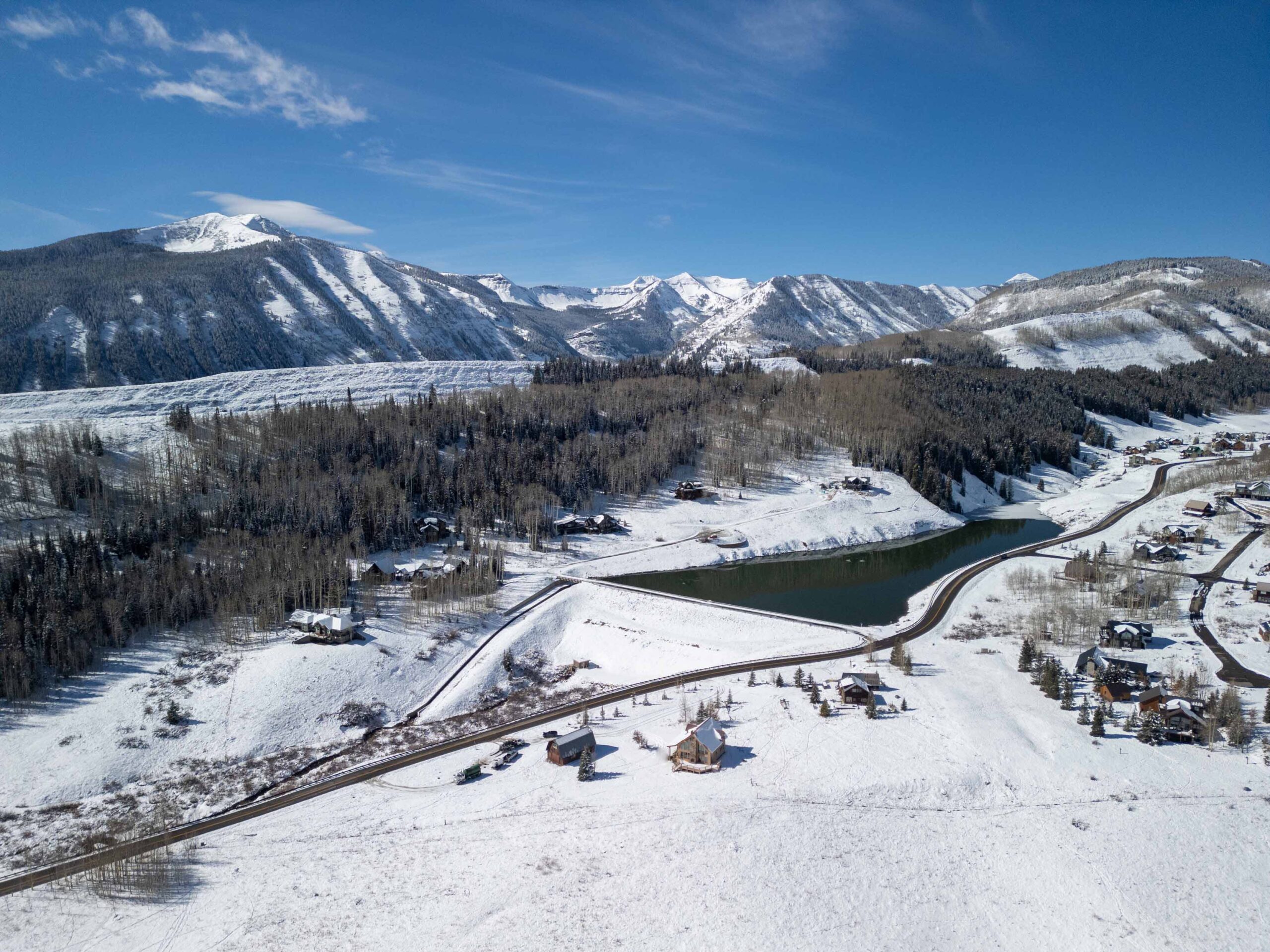 1010 Washington Gulch Road Crested Butte, CO - Drone View