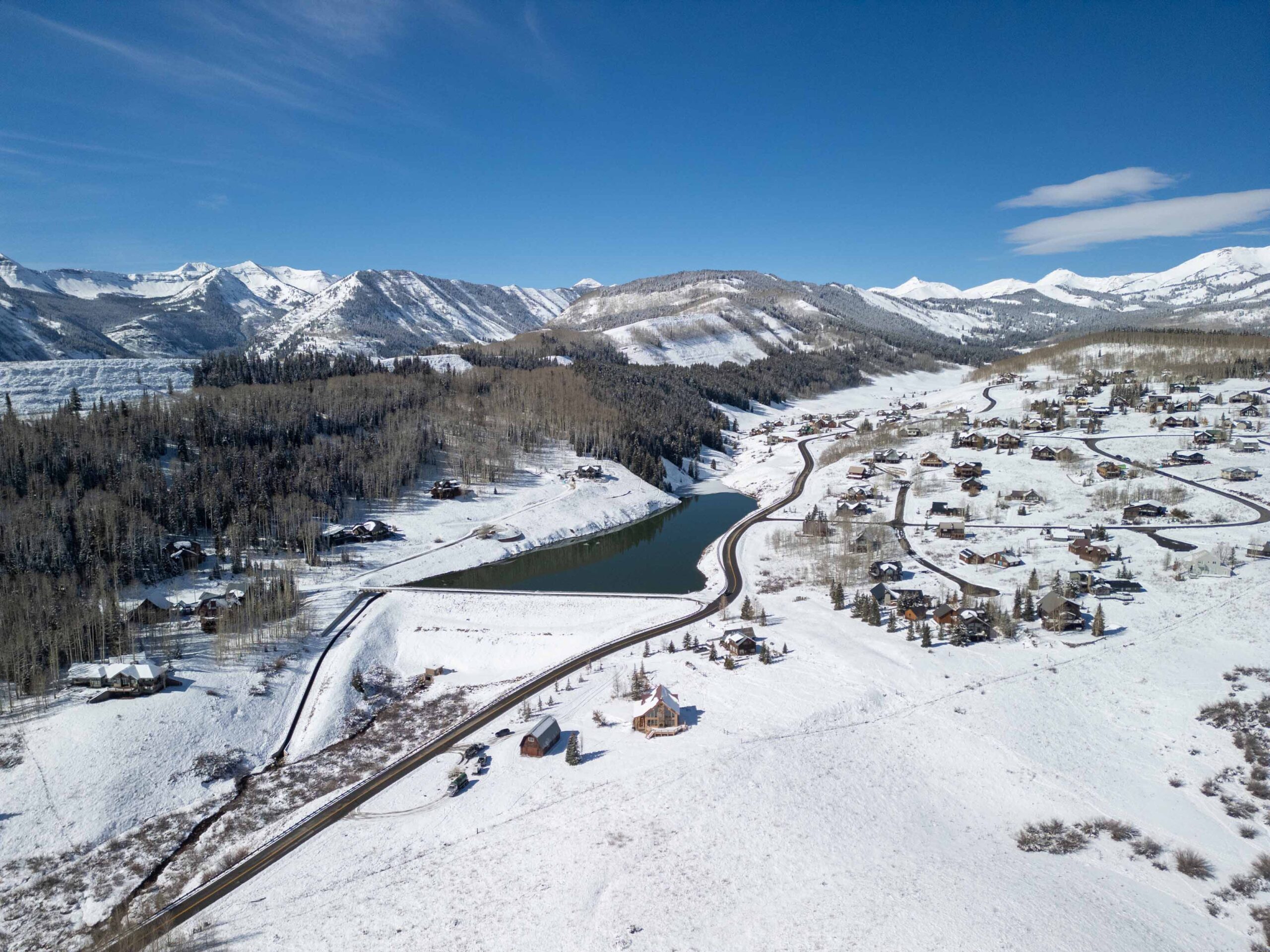 1010 Washington Gulch Road Crested Butte, CO - Drone View