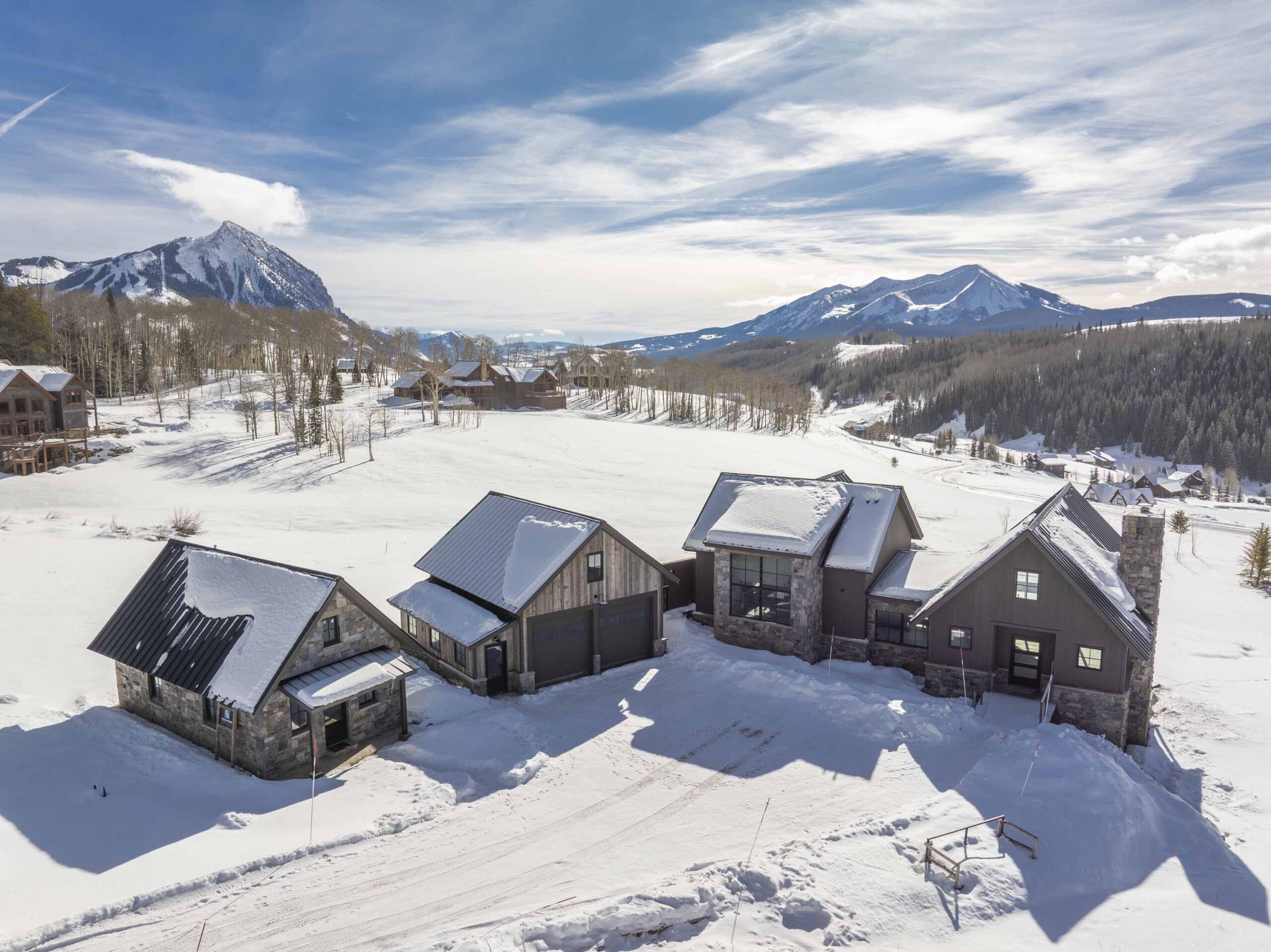 470 Meadow Drive, Crested Butte, CO - Drone View