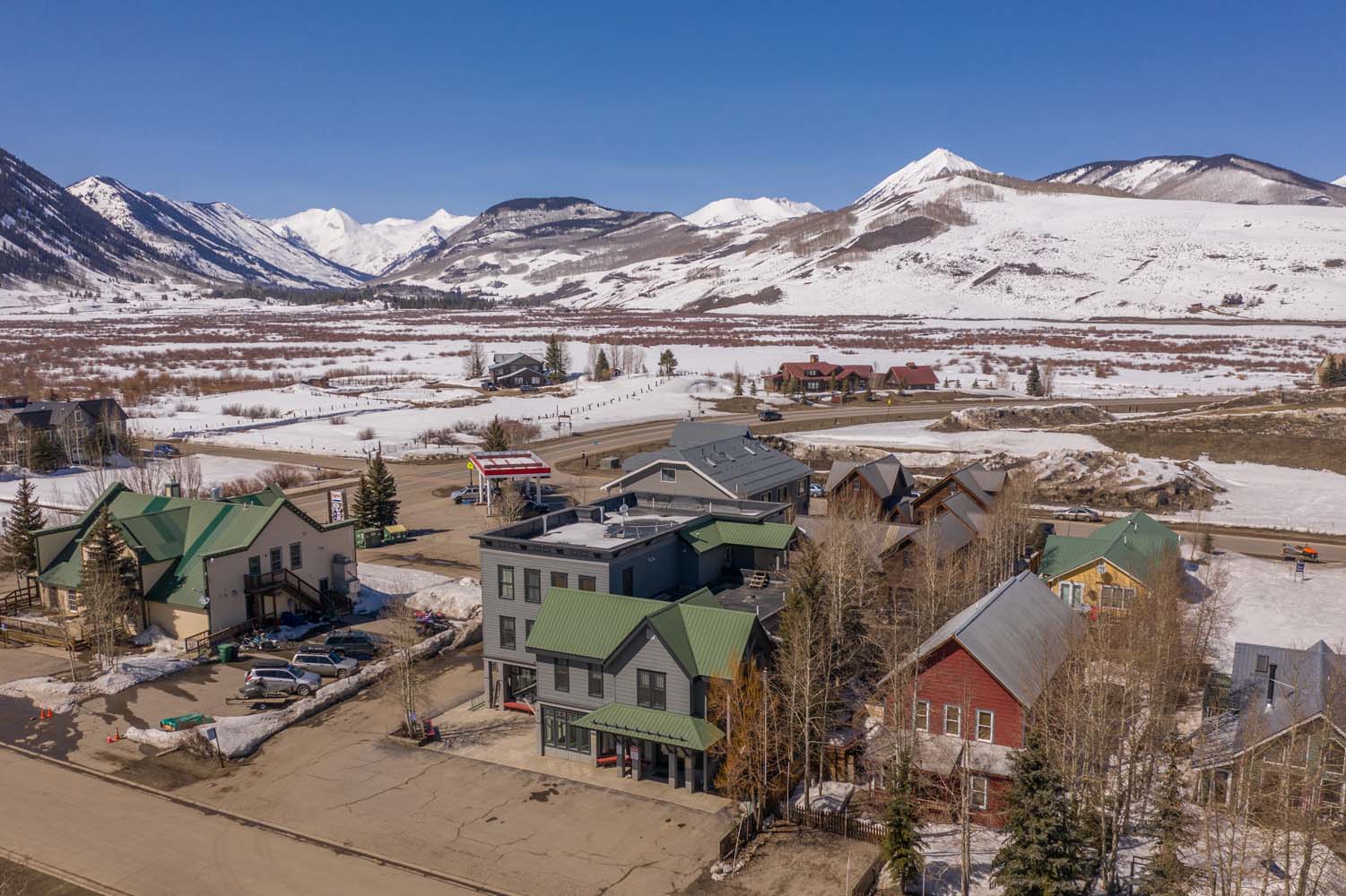 615 Teocallie Avenue, Crested Butte, CO 81224 - Drone View