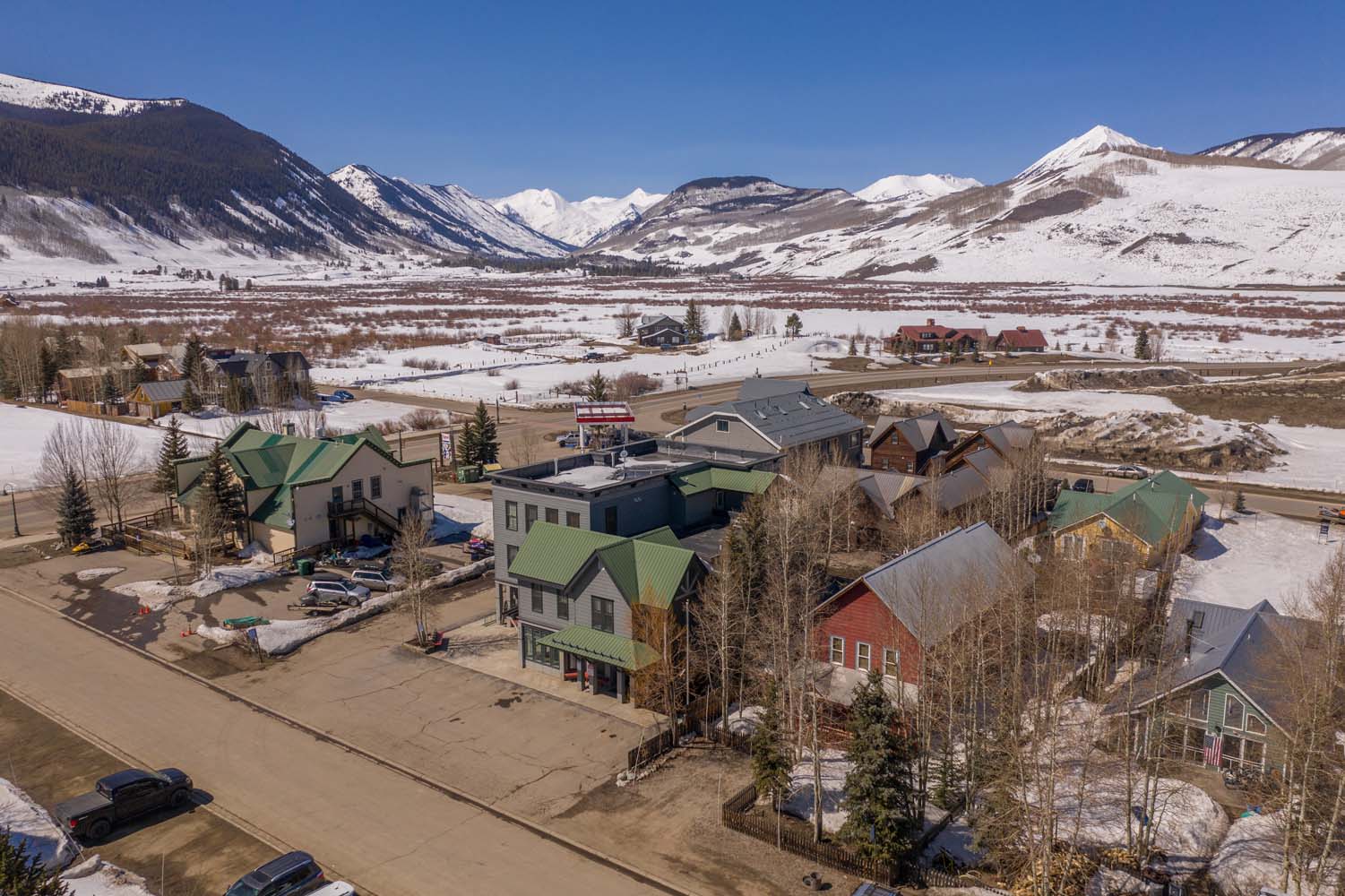 615 Teocallie Avenue, Crested Butte, CO 81224 - Drone View