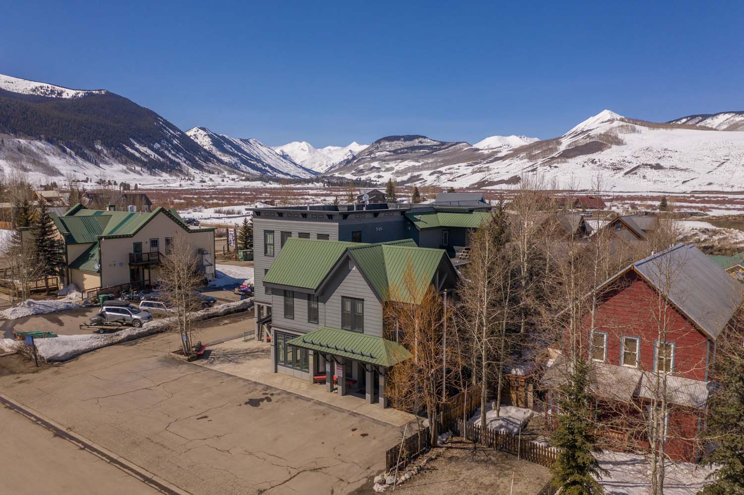 615 Teocallie Avenue, Crested Butte, CO 81224 - Drone View