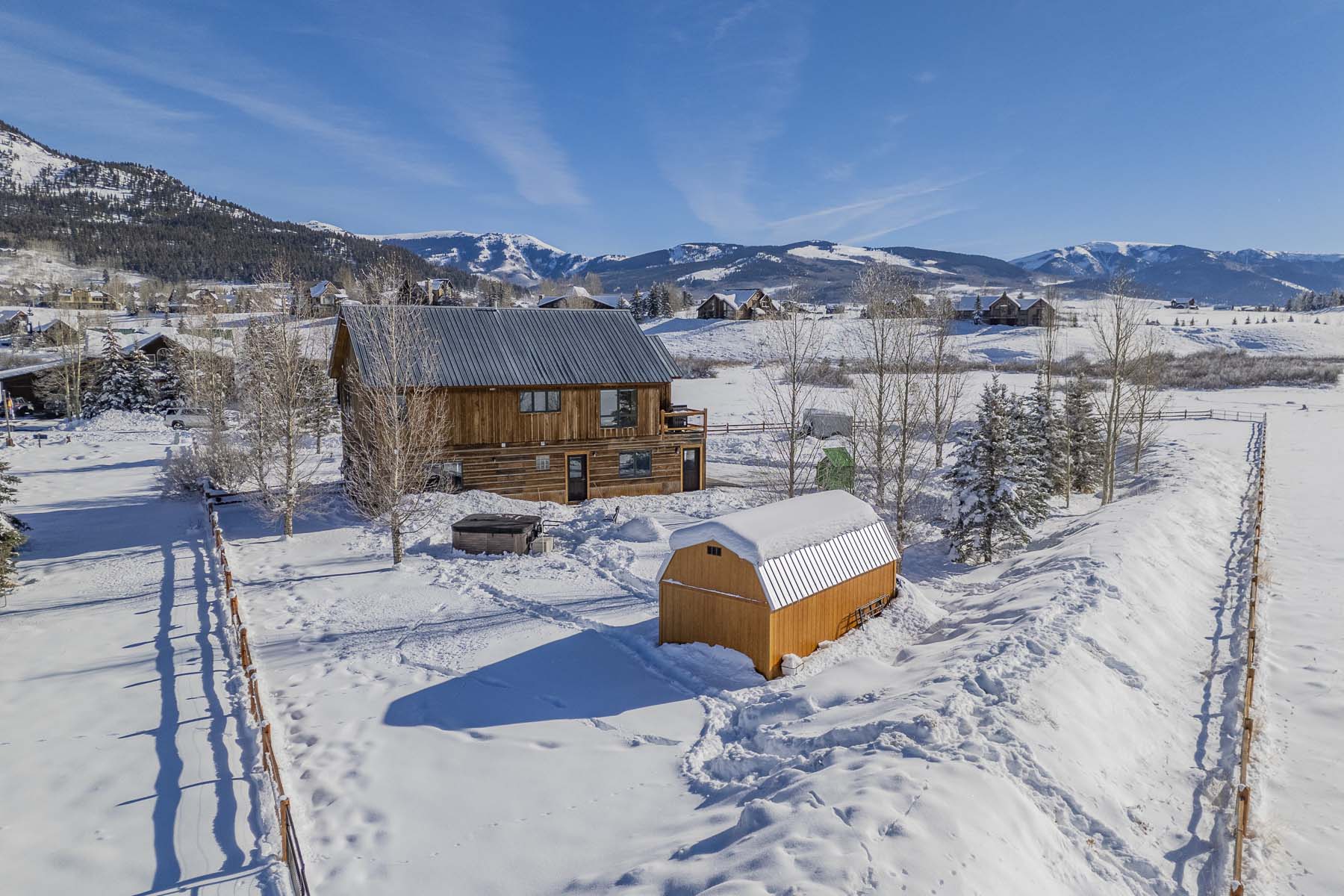 5 Slate View Lane, Crested Butte, CO 81224 - Drone View