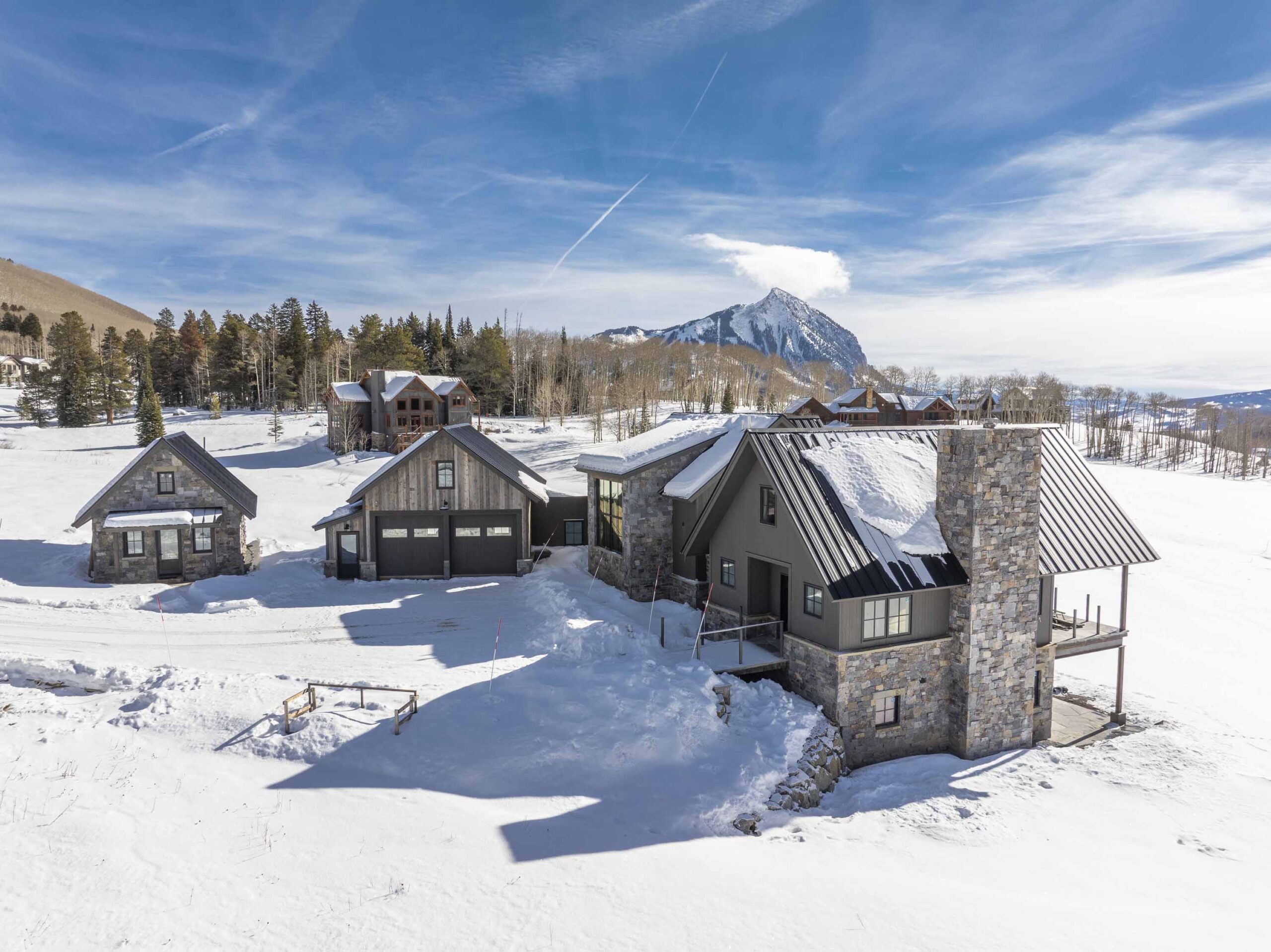 470 Meadow Drive, Crested Butte, CO - Drone View