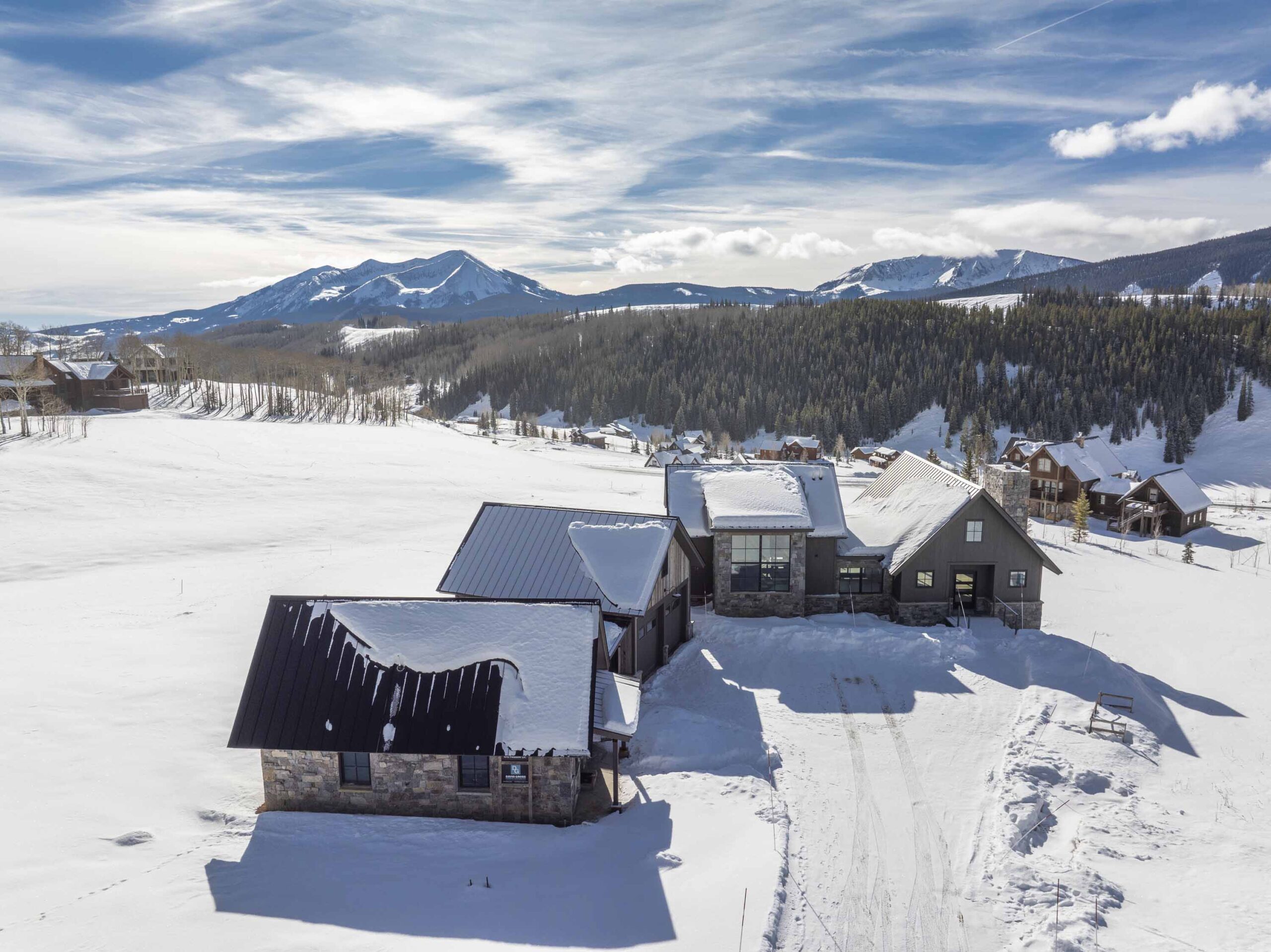 470 Meadow Drive, Crested Butte, CO - Drone View