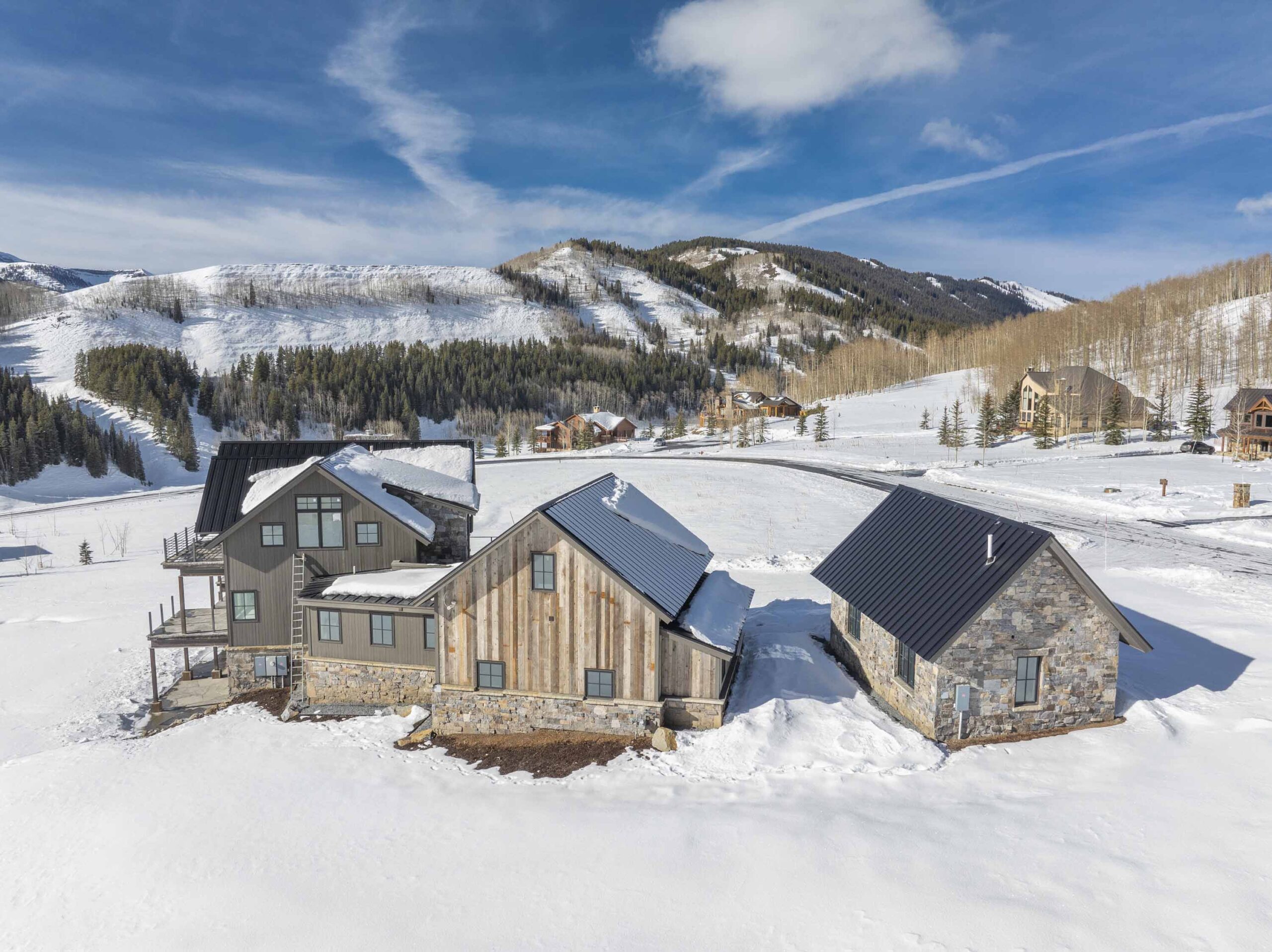 470 Meadow Drive, Crested Butte, CO - Drone View