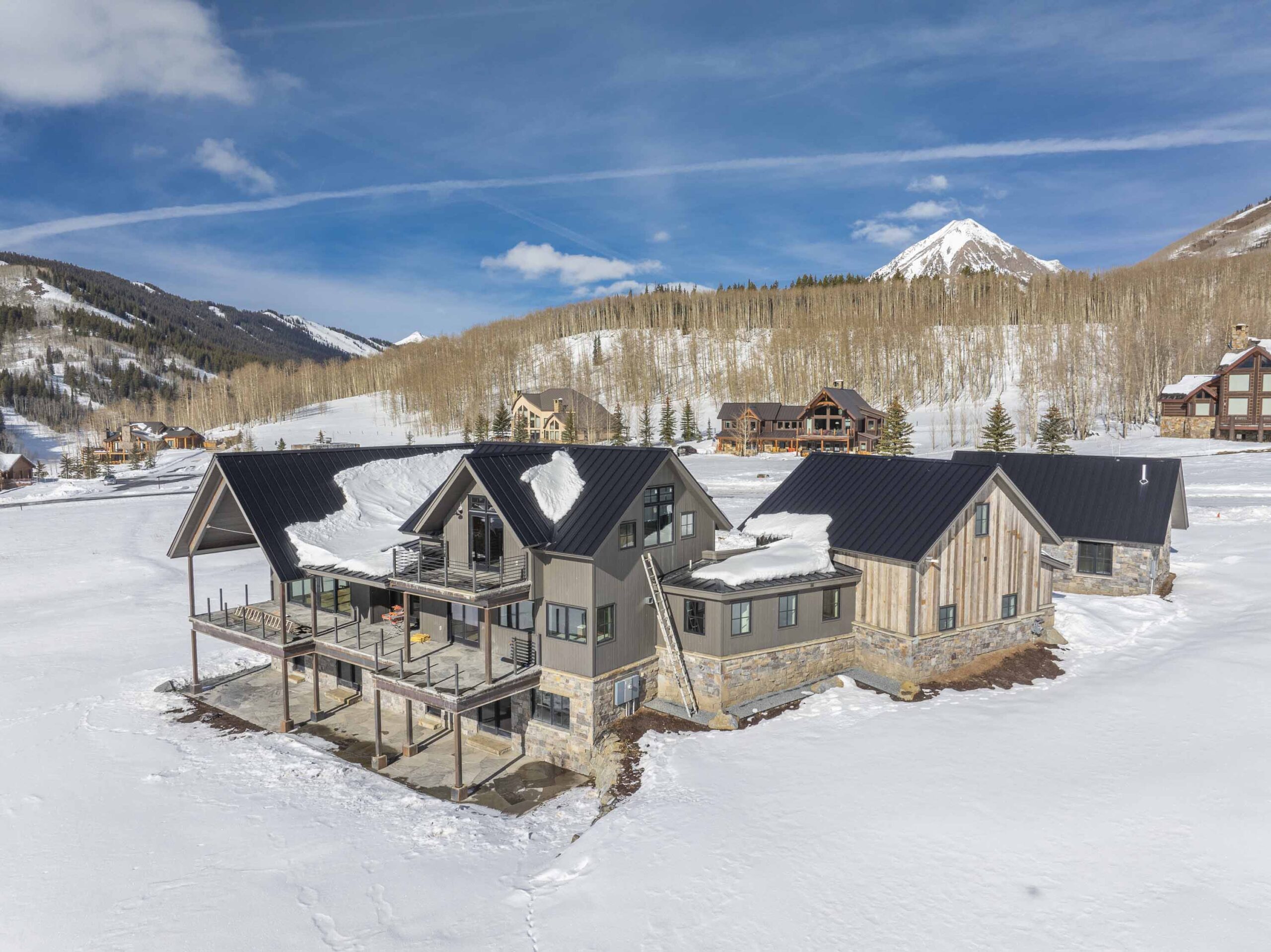 470 Meadow Drive, Crested Butte, CO - Drone View