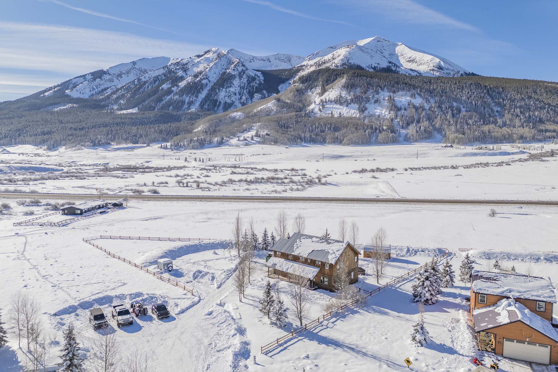 5 Slate View Lane, Crested Butte, CO 81224 - Drone View