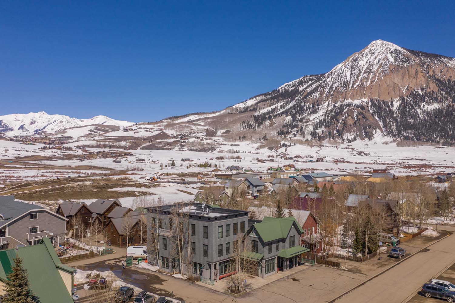 615 Teocallie Avenue, Crested Butte, CO 81224 - Drone View