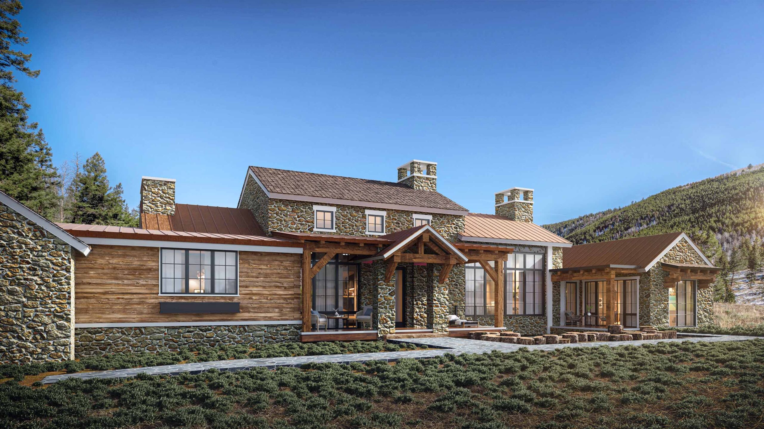 1220 Wilder Mountain Road, Almond, CO - Rendering