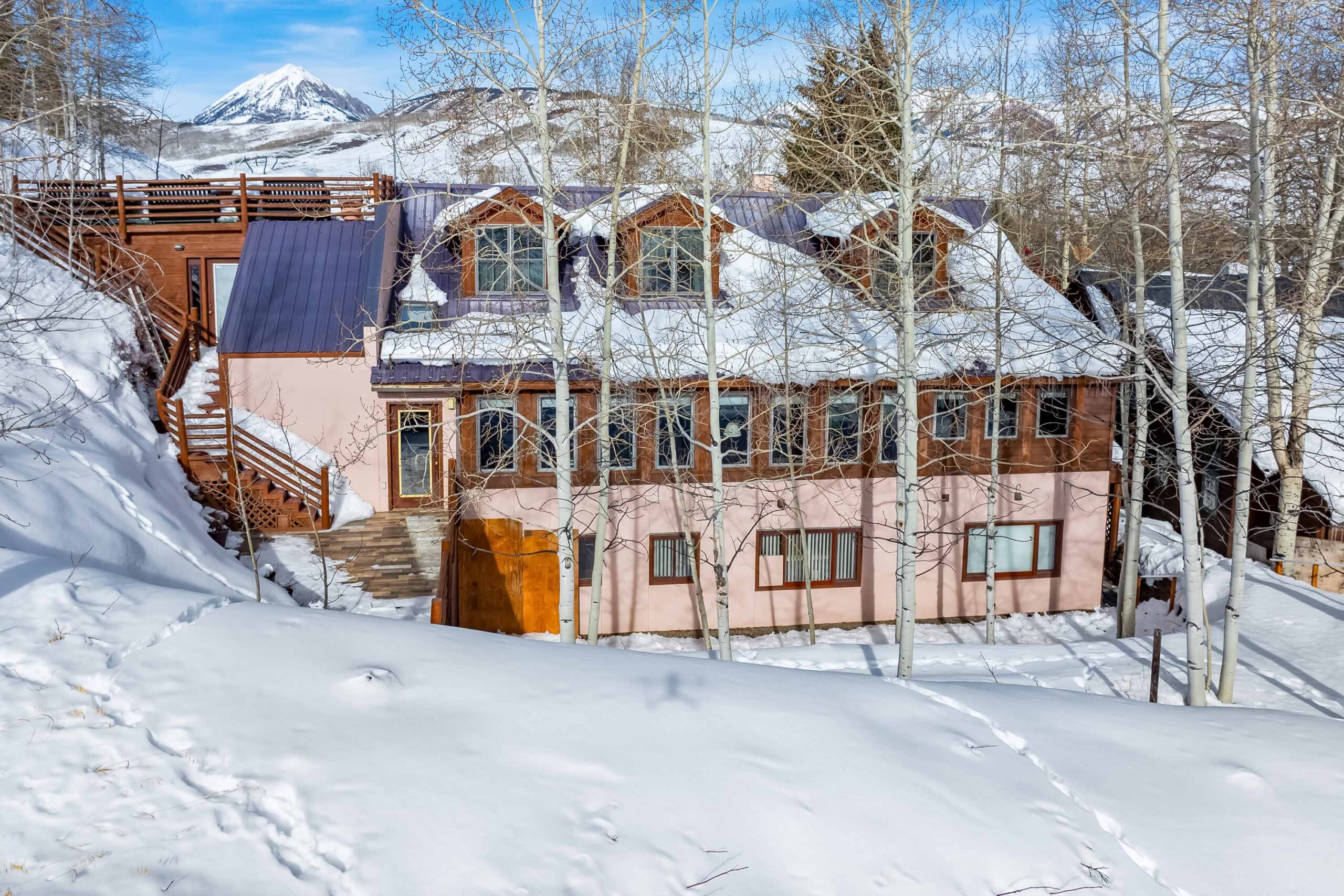 8 Gothic Avenue, Crested Butte, CO - Back of House