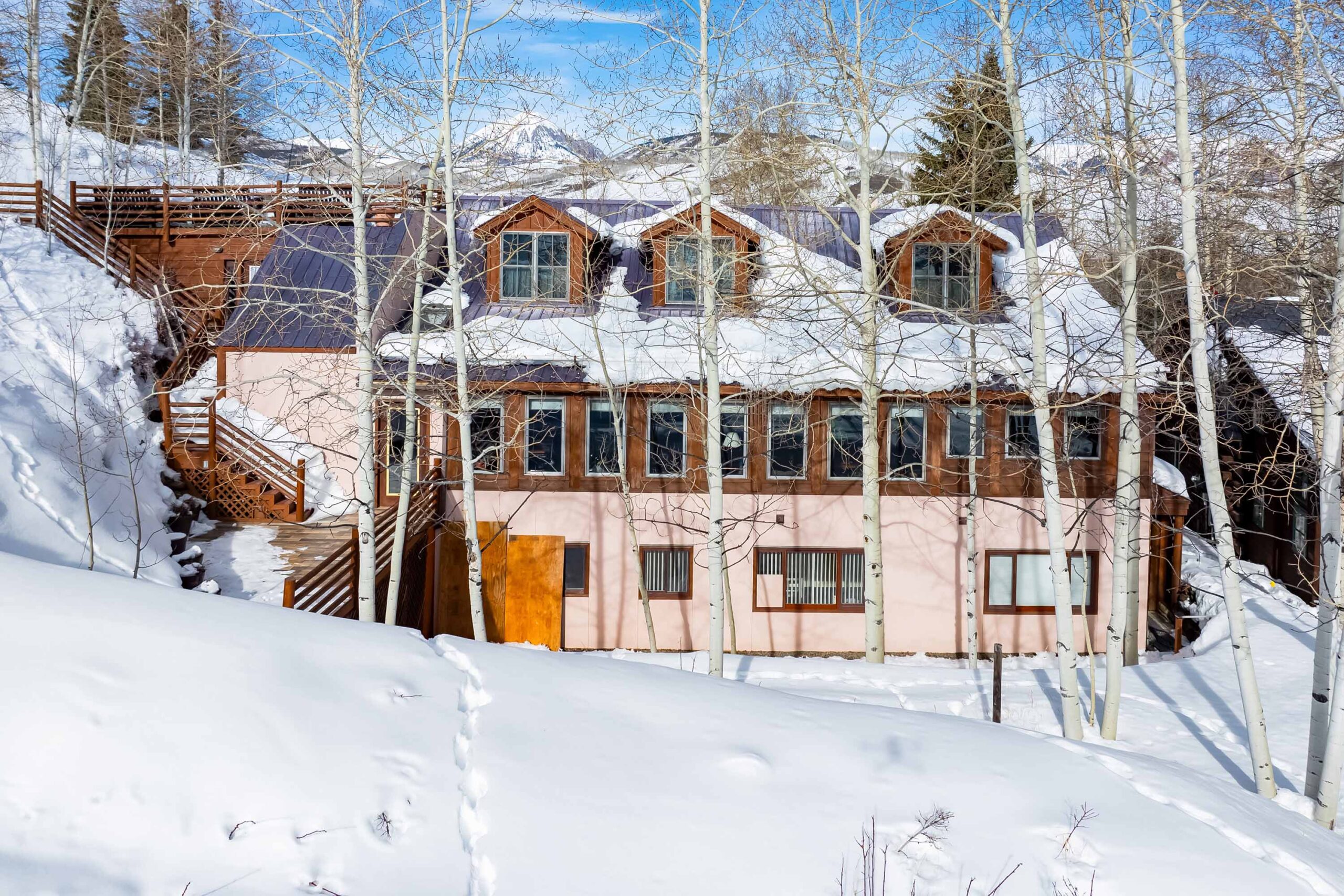 8 Gothic Avenue, Crested Butte, CO - Back of House