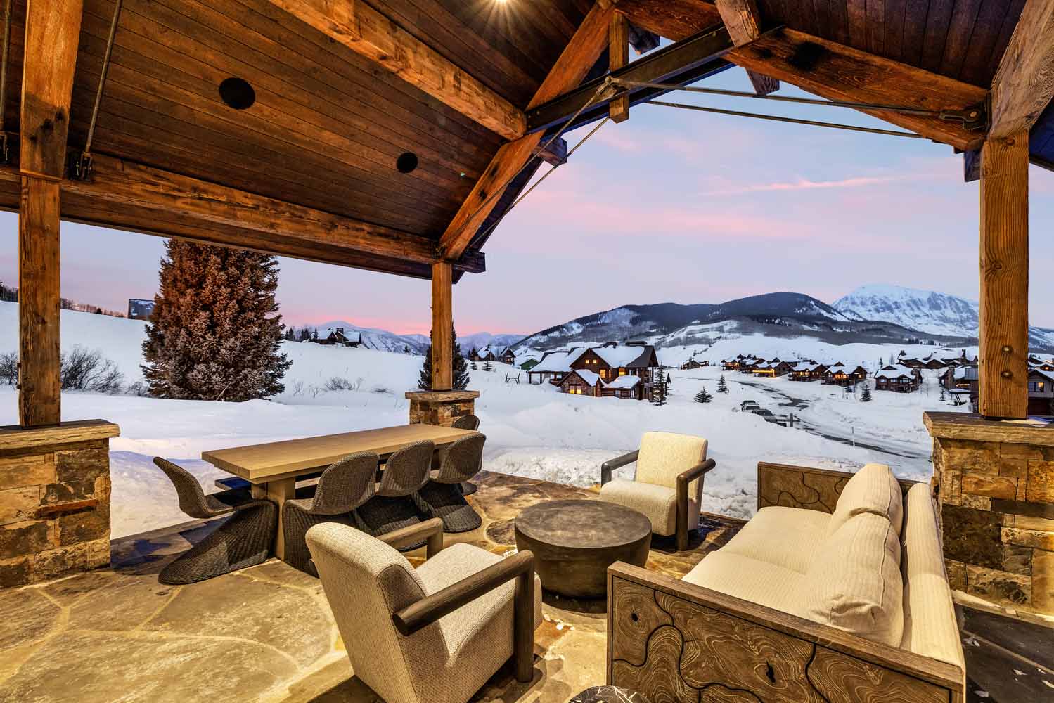 18 Walking Deer Lane, Crested Butte, CO - Covered Patio