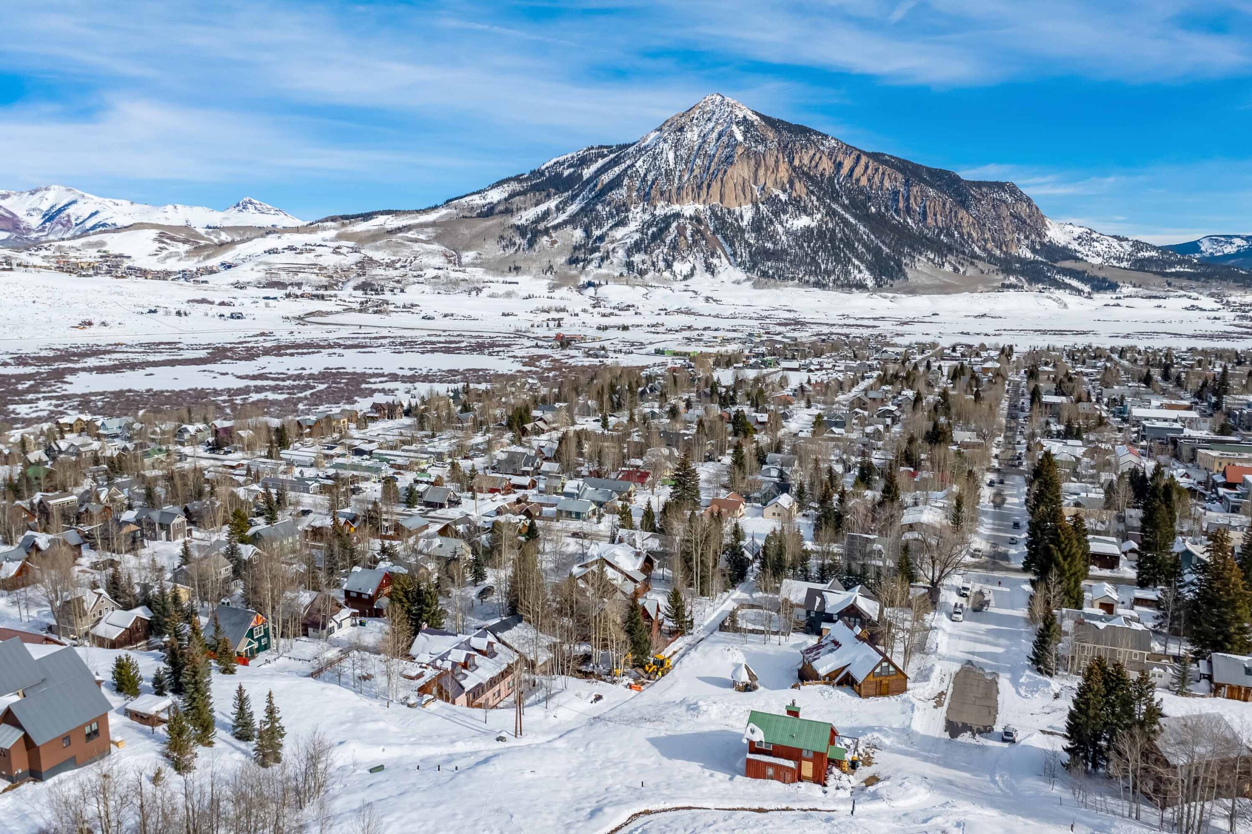 8 Gothic Avenue, Crested Butte, CO - Drone View