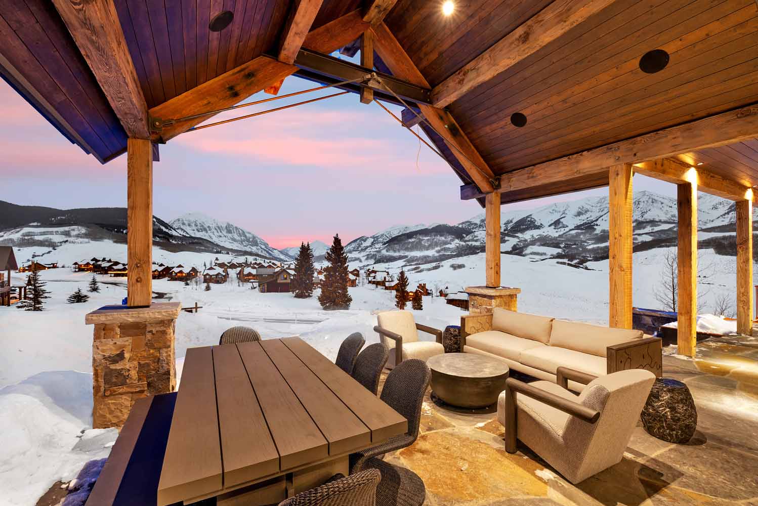 18 Walking Deer Lane, Crested Butte, CO - Covered Patio