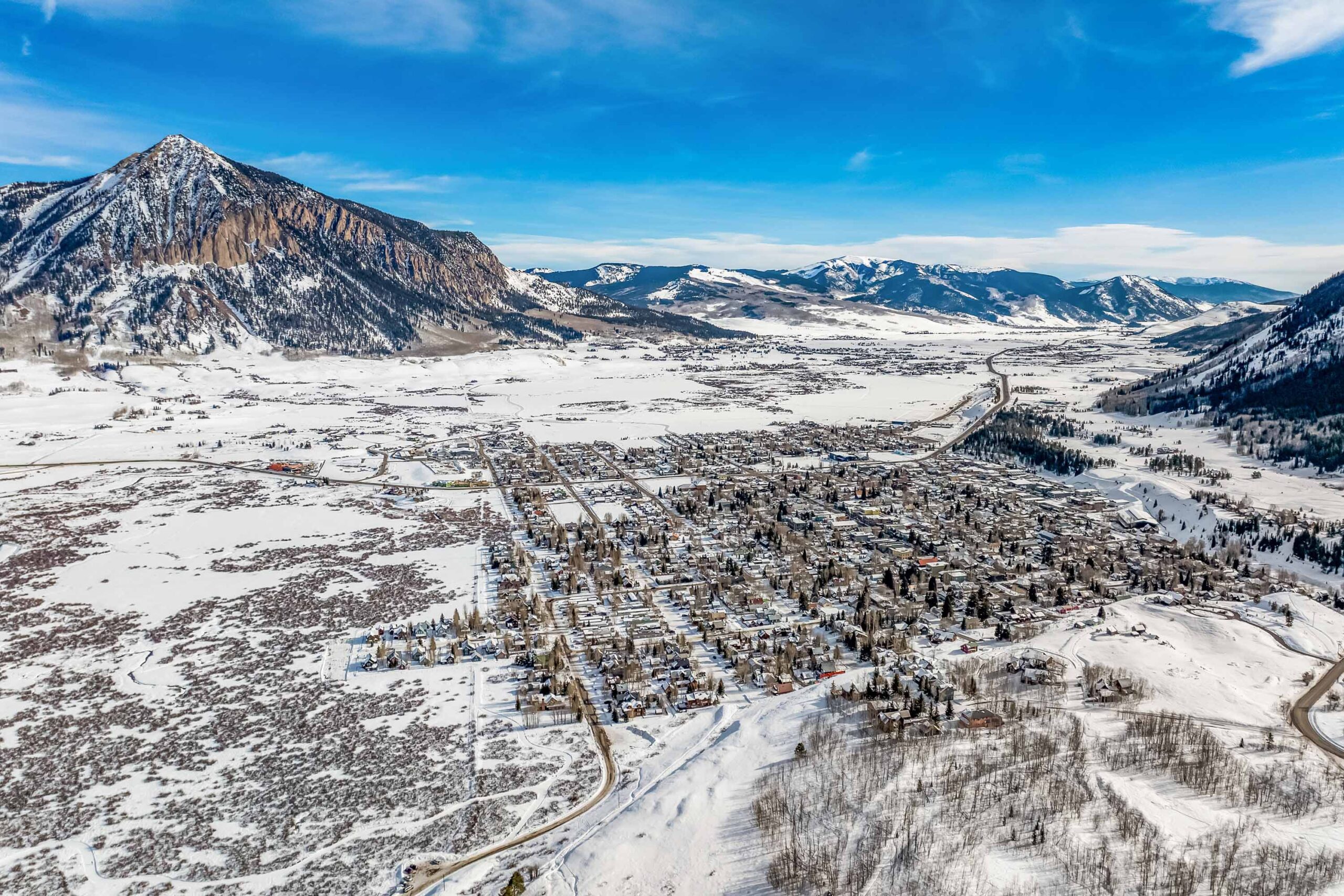 8 Gothic Avenue, Crested Butte, CO - Drone View