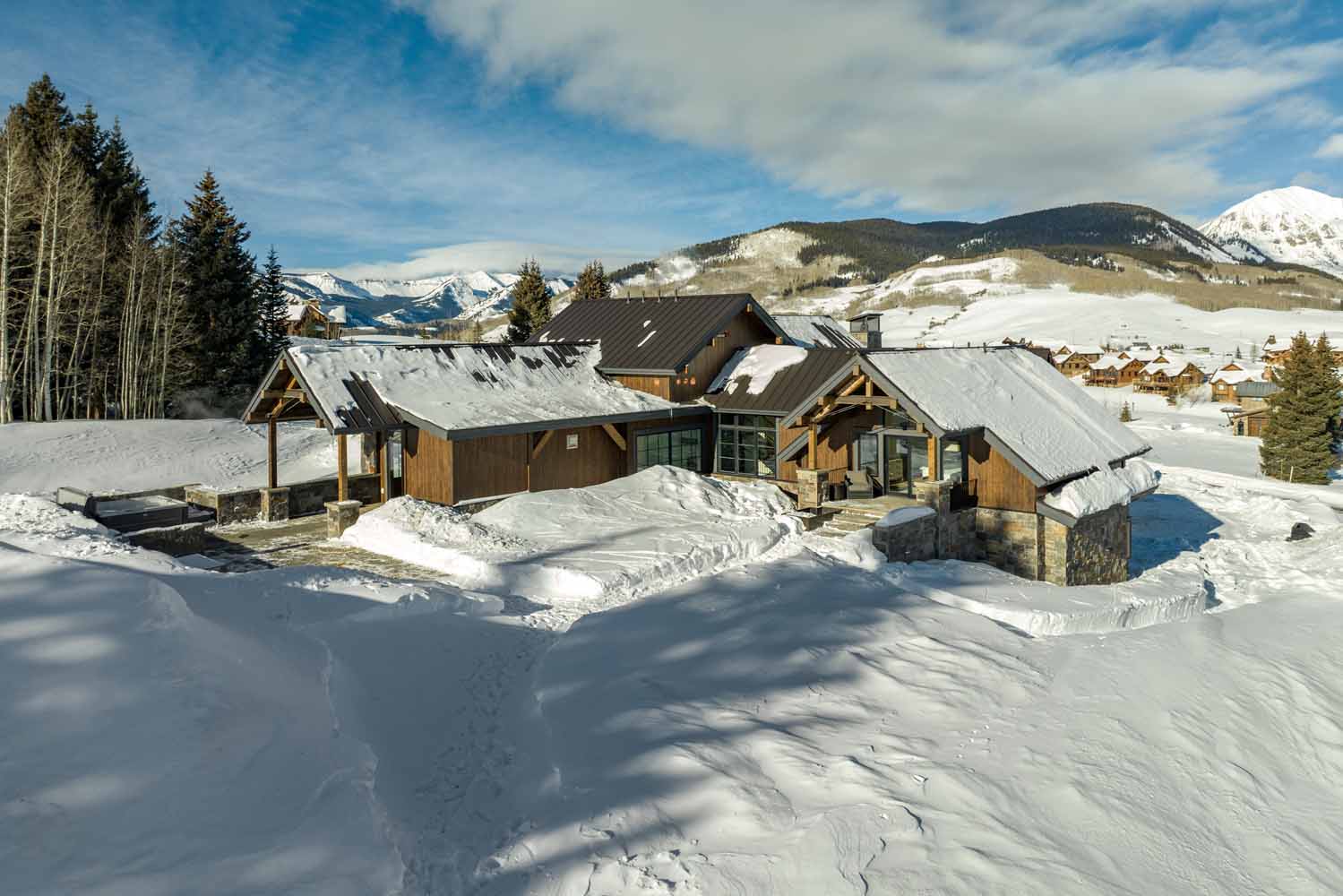 18 Walking Deer Lane, Crested Butte, CO - Aerial View