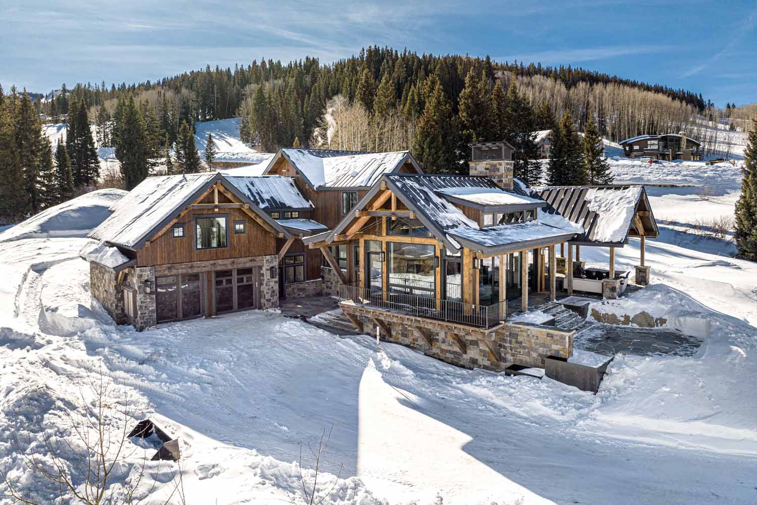 18 Walking Deer Lane, Crested Butte, CO - Aerial View