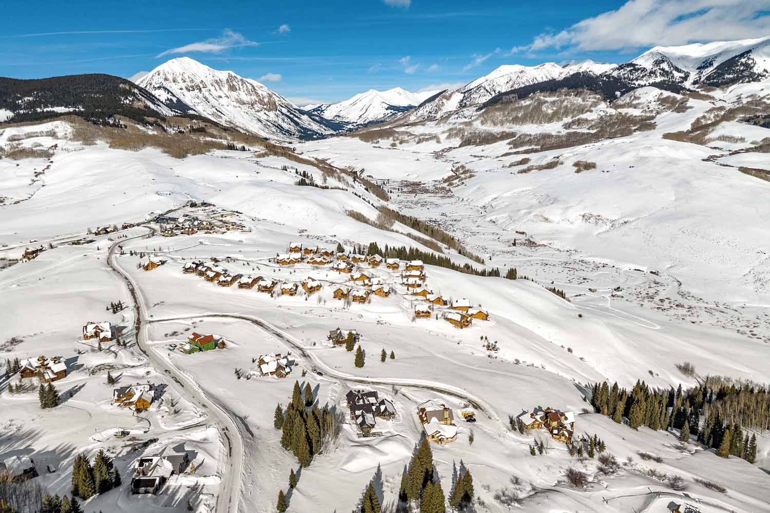 18 Walking Deer Lane, Crested Butte, CO - Aerial View