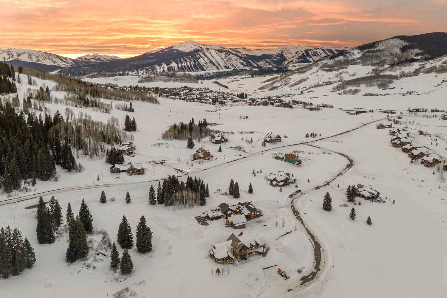 18 Walking Deer Lane, Crested Butte, CO - Aerial View