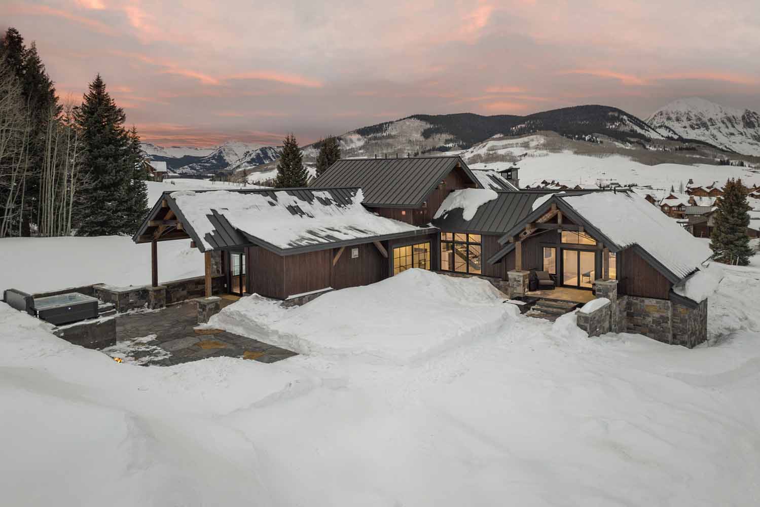 18 Walking Deer Lane, Crested Butte, CO - Aerial View