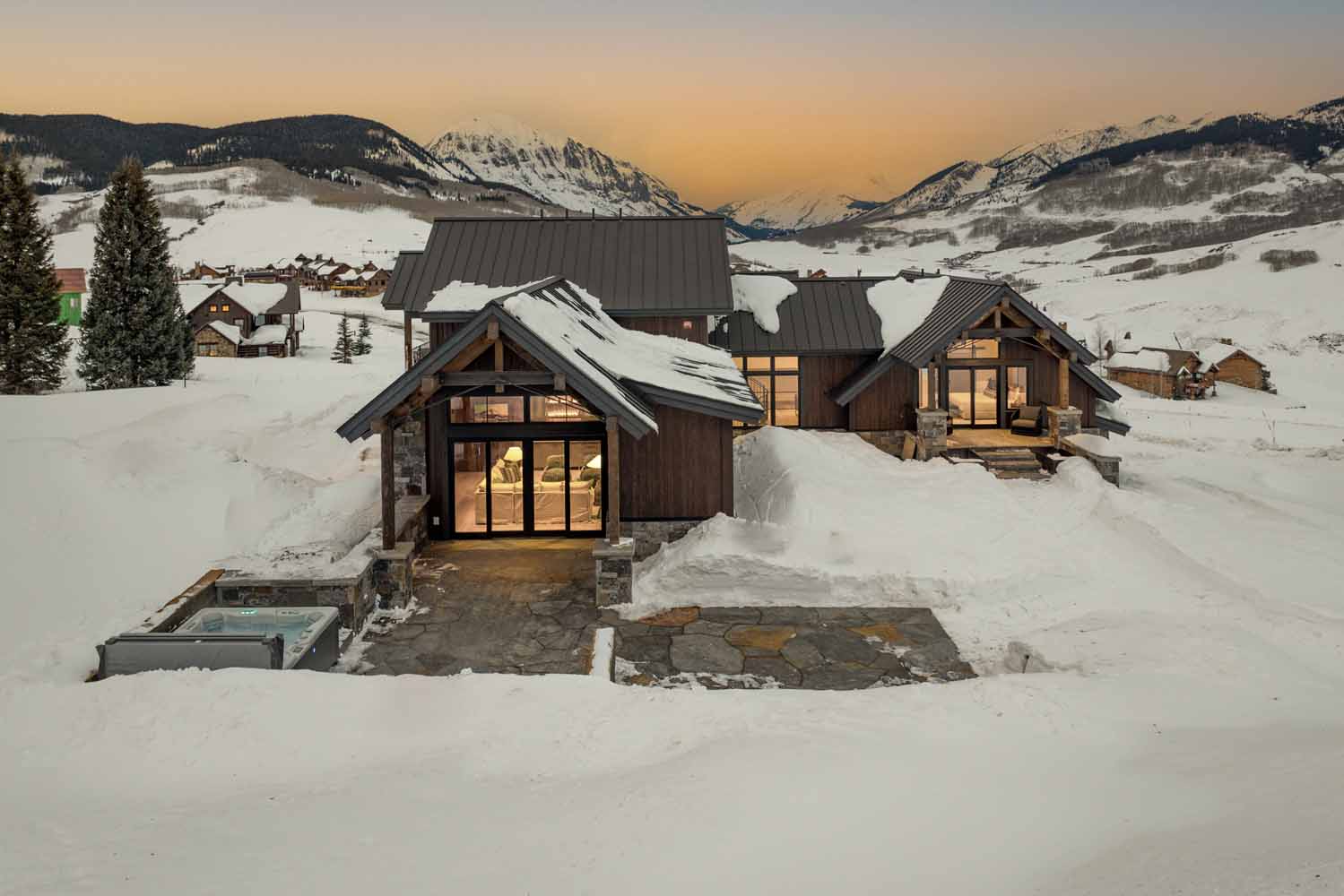 18 Walking Deer Lane, Crested Butte, CO - Aerial View