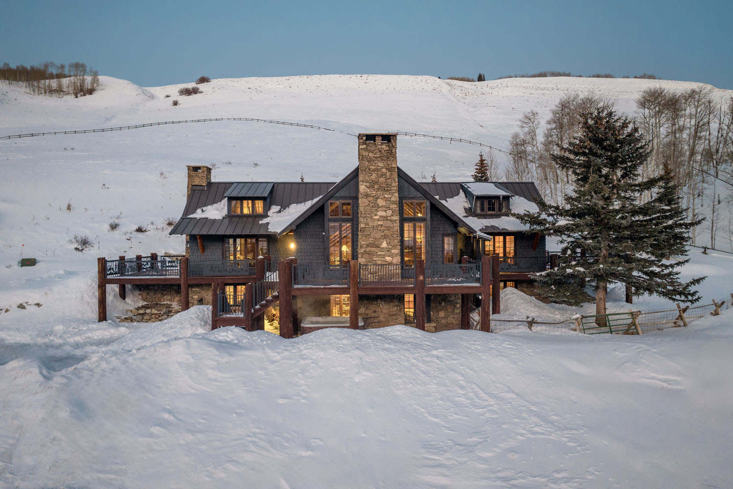 1294 County Road 734 Crested Butte, CO - Back of House