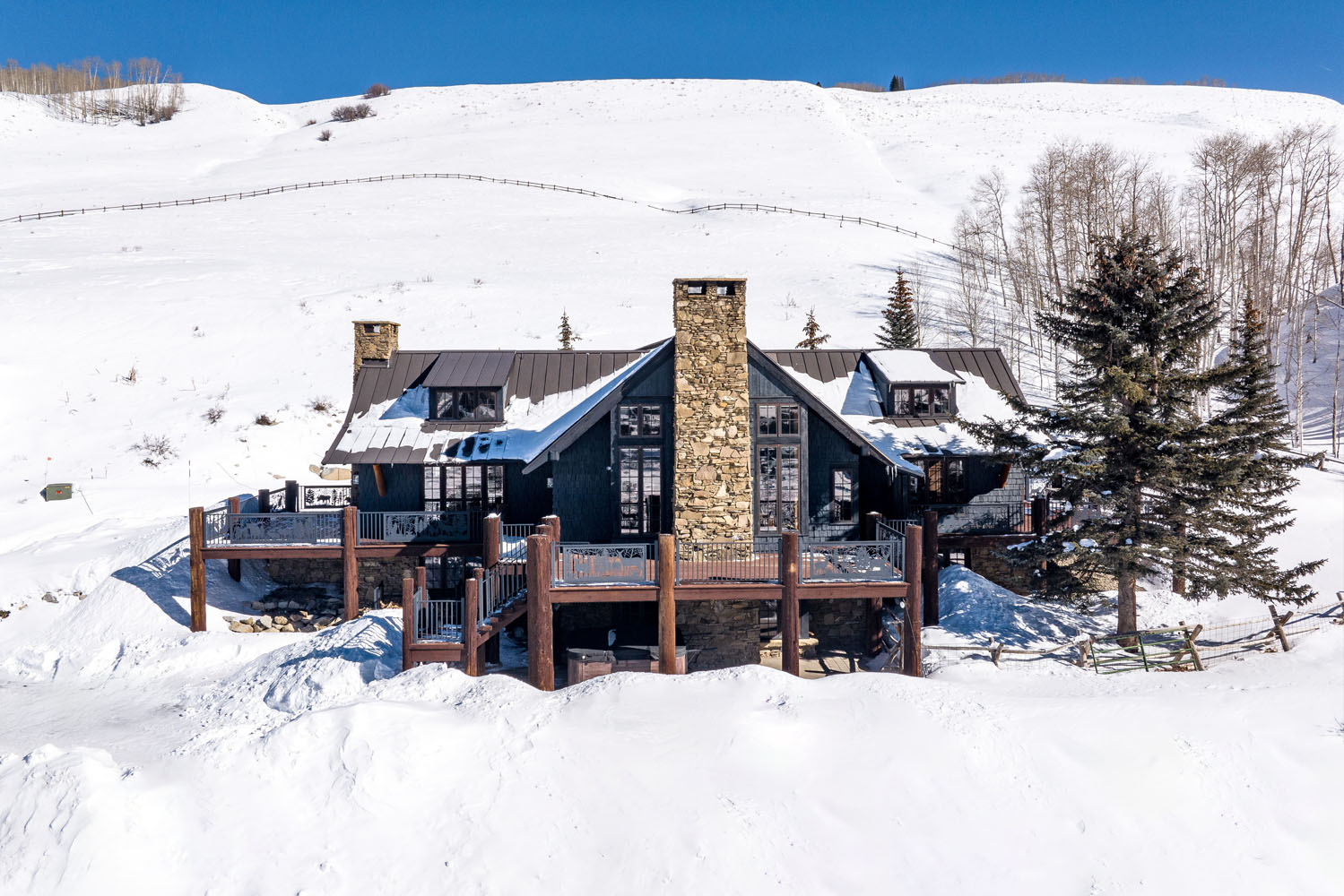 1294 County Road 734 Crested Butte, CO - Back of House