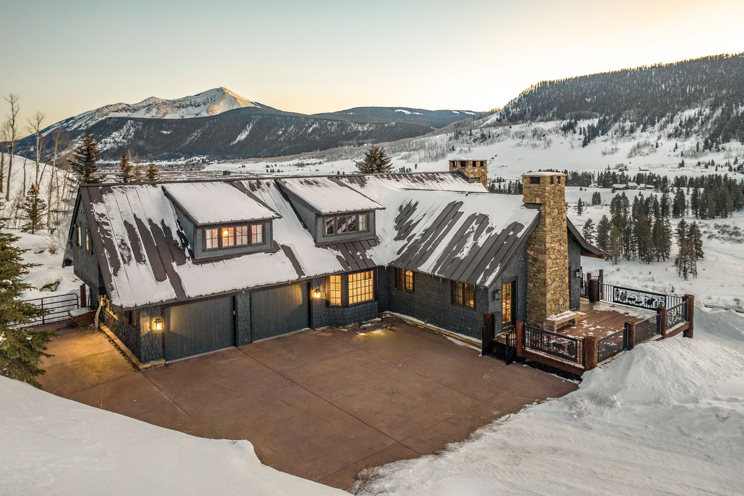 1294 County Road 734 Crested Butte, CO - Aerial