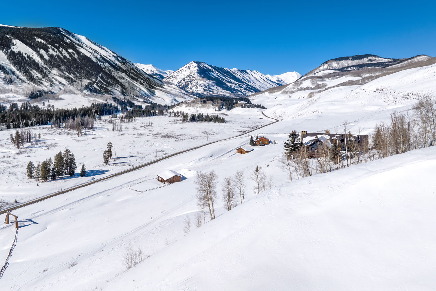 1294 County Road 734 Crested Butte, CO - Aerial