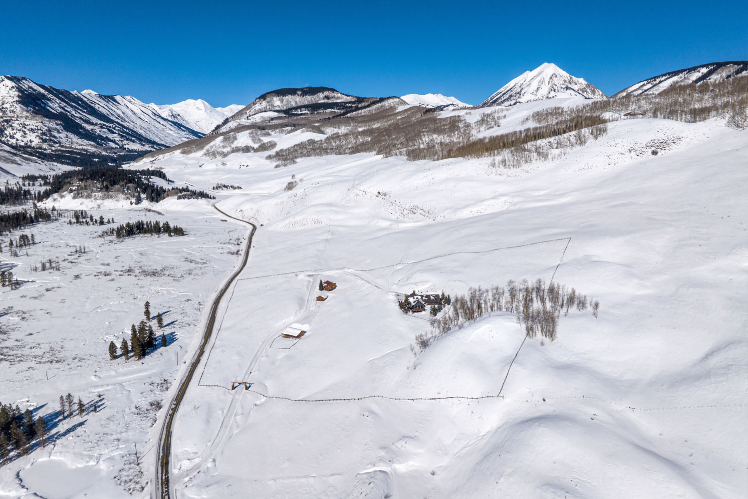 1294 County Road 734 Crested Butte, CO - Aerial