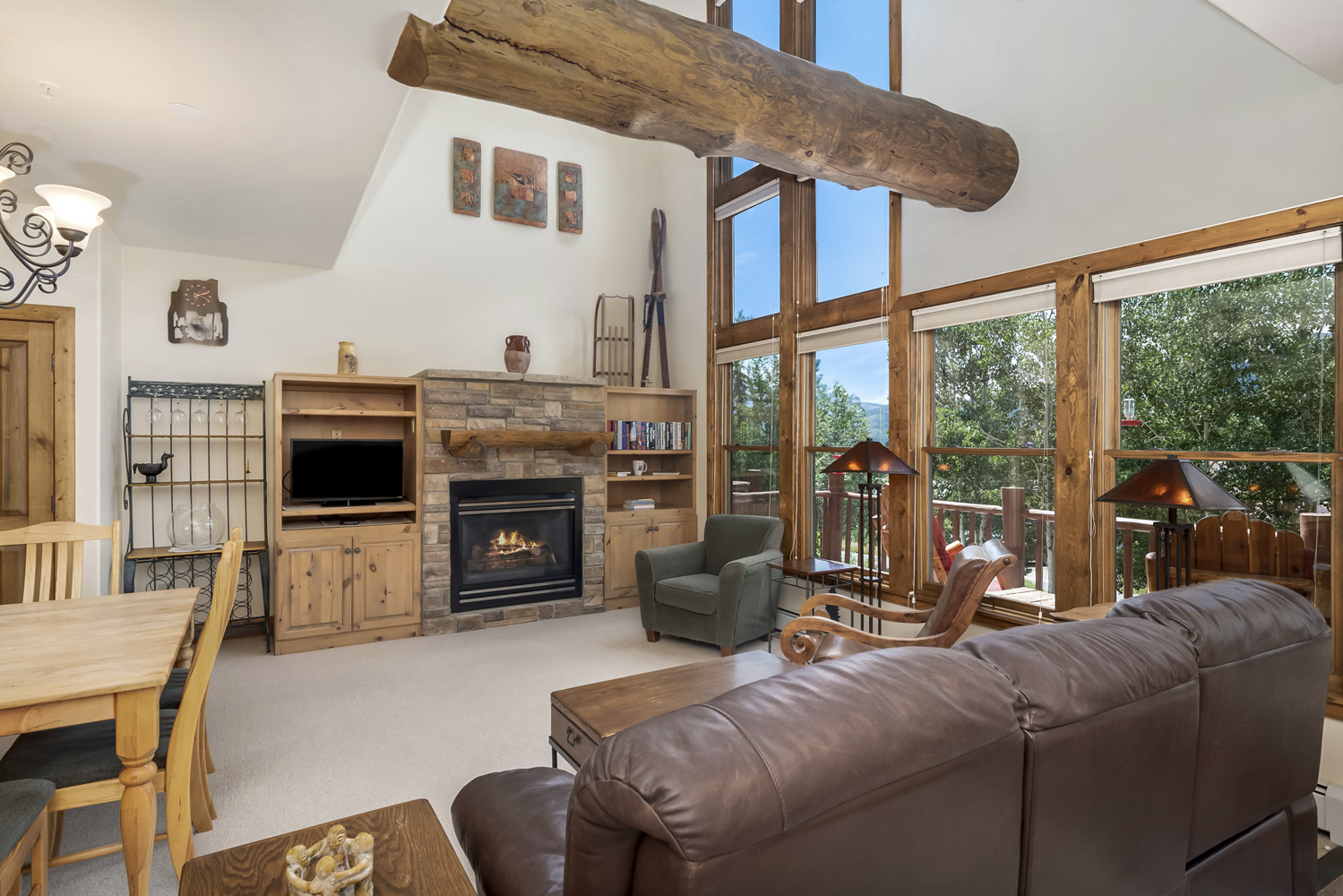 24 Hunter Hill Road #13 Mt. Crested Butte, CO - Living Room