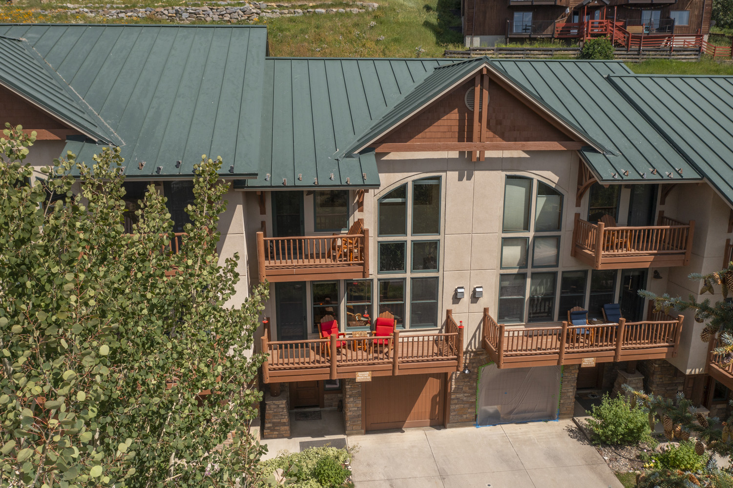 24 Hunter Hill Road #13 Mt. Crested Butte, CO - Drone View